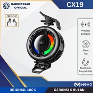 MEMO CX19 Funcooler hp Mobile Cooler Gaming Wireless Charger Magnetic Fast Charging 15W
