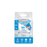 順順兒高級無香嬰兒濕紙巾 20片x4