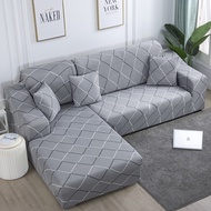 Magic Elastic  Sofa Cover  for Regular or L Shape Stretchable 1/2/3/4-seater Seat Cover Slipcover