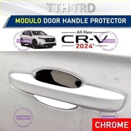 HONDA CRV CR-V 2024 ABOVE CHROME Door Handle Bowl Cover Trim Inner Bowl Chrome 4 PCS/SET