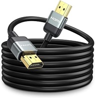 AINOPE [High-Tech] 4K HDMI Cable 10FT, Ultra Flexible Graphene HDMI 2.0 Cable 4K 60HZ HDR, 3D, 2160P, 1080P, Ethernet, ARC, 30AWG, High-Speed HDMI Cord Compatible with UHD TV, Blu-ray, PS4, PS5, PC