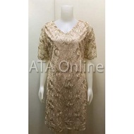 Ninang/mother Dress for Wedding Formal Rose embroidery