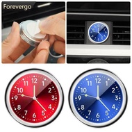 FOREVERGO Luminous Car Interior Quartz Clock Auto Watch Thermometer Hygrometer for Home Decoration O