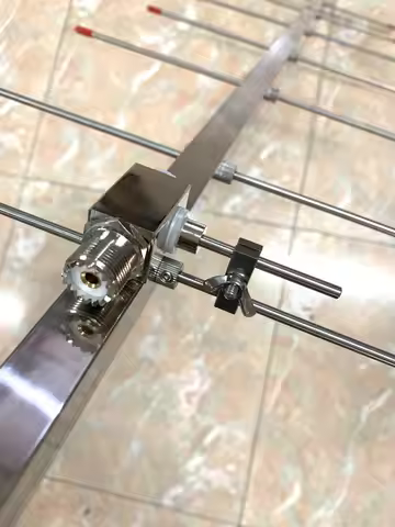 433M outdoor stainless steel yagi antenna 12dBi 8elements UHF430M 440MHz ham radio repeater tower ae