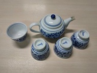 高級名牌韓國光州窯精品泡茶壺/泡茶杯，整套1壺4杯，歡迎約時取