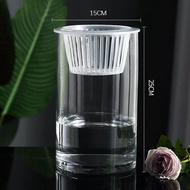 JIDIDIAO | Clear Cylindrical Glass Vase