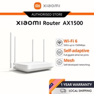 Xiaomi Router AX1500 - 5GHz Wi-Fi 6 up to 1500mbps | Mesh Networking