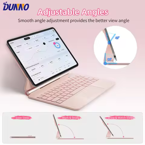 Magic Keyboard for iPad 10th Generation iPad Air11 2025 2024 M3 M2 iPad Pro 12.9in iPad Air4 5 10.9 