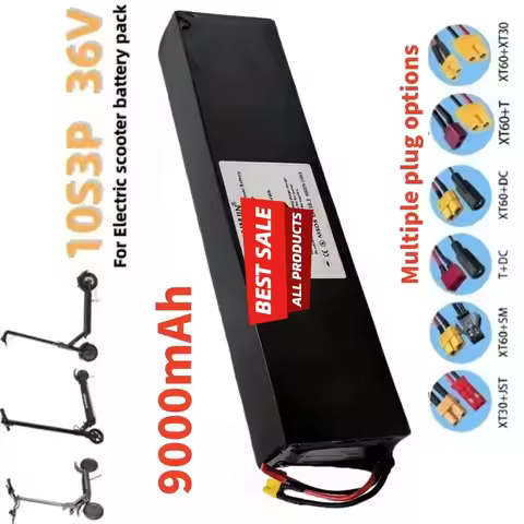 36V 9000mAh 10S3P 18650 Battery Pack for Kugoo S1 S2/S3 Electric Scooter with BMS Board