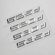 Chrome 518d 520d 528d 535d 540d 530d Numbers Letters ABS Car Emblem Logo Sticker For BMW E60 E34 F10