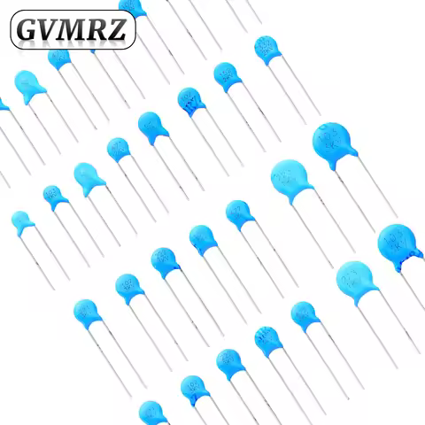 20PCS High Voltage Ceramic Disc Capacitor 1KV 2KV 3KV Radial Lead Multiple Capacitance Options