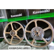 🔰 Kawasaki 100% Ar80 GTO Sport Rim 18 TK1 7L MADE IN JAPAN SPORT 5 BATANG ENKEI 1.4 1.40 Inch ar 80 ex5 rxz gold
