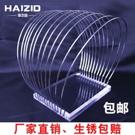 Factory Direct Sales Stainless Steel Swimming Cap Display Stand Swimming Pool Acrylic Chassis Swimmi