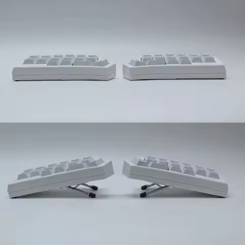 Noirix44 Bluetooth Wireless Split Keyboard with Bracket FDM Case Hot Pluggable Separate Keyboard Erg
