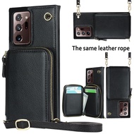 Samsung Note10 Plus Card Case With Cross-Body Strap Lanyard Samsung Galaxy Note20 Plus Mobile Phone Shell Samsung Note9 Note10Pro Purse Cases Samsung Galaxy Note20Ultra Note 10 Pro Note20 Silicone Soft Case Casing Samsung Note20 Ultra Card Case Rope Sling