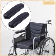 [Tachiuwa] 3x2Pcs Padded Armrest for Wheelchairs Non Slip Heavy Duty for Transport Chairs 14cm