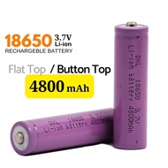 Bateri Boleh Cas Semula DXL 18650 3.7V Flat Top / Button Top