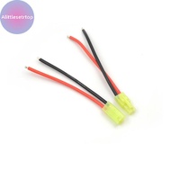 Alittlesetrtop 1pair Mini Tamiya Connector Male & Female 2pin Battery wire 16AWG SG