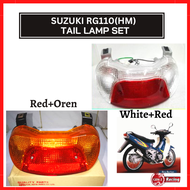 Tail Lamp Suzuki RG110/GXS110 Tail Lamp Set  Red+White (OEM)Best Quality Tail Light