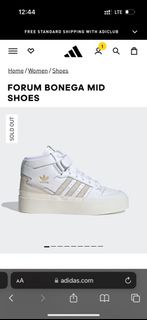 Adidas FORUM BONEGA MID SHOES GZ4293 UK5.5 38.5