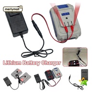 MERLYMALL Dual-head Charger, Overload Protection 18/21V/24V Lithium Lithium Battery Charger, Univers