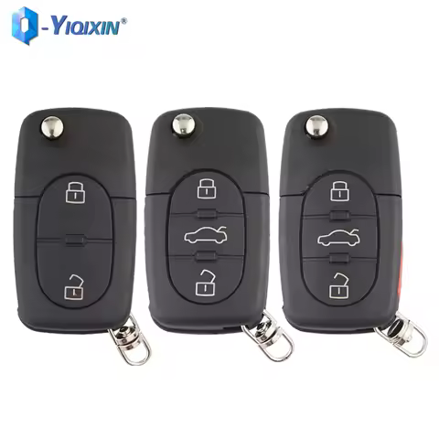 YIQIXIN Remote Car Key Shell For Audi A2 A3 A4 A6 A8 TT B5 RS4 Quattr 1994 1995 1996 1997 1998 1999 