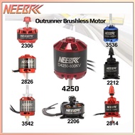 NEEBRC 2206 2212 2306 2814 2826 3536 3542 4250 Outrunner Brushless Motor For RC Plane Fixed-wing FPV