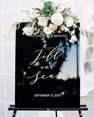 Welcome Sign Wedding / Welcome Sign Akrilik