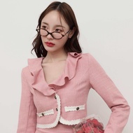 FLAT2112 FF0676 : PEONY BLAZER เบลเซอร์ทรงครอป แขนยาว