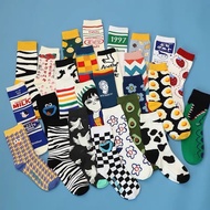 2021 Chaiko Studio style cute colorful graphic socks