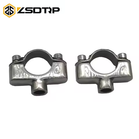 ZSDTRP 1Pair Stainless Steel Motorcycle Rearview Clamp Holder For CJ-K750 KS750 K750 Ural Motorcycle