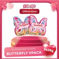 Silverqueen Classic Butterfly 26 g Valentine's DAY (1 butterfly - contains 3 pieces of Silverqueen 2