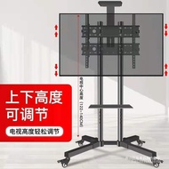 QM🍅 LCD TV Stand Floor Movable Bracket32/55/65Inch Punch-Free Universal Rack MJLU