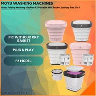 Official Store Moyu Folding Mini Washing Machine, Portable Compact Laundry Dehydrated Washing Machine, for Business
