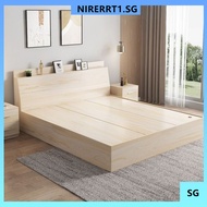 Double Panel Bed Storage Bed Super Single Bed Tatami Bed Storage Bed Frame Queen Bed High Box Storag