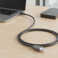 USB 2.0 Male to Female Extension Cord, 3 Meters, Compatible with PC Printer Hard Disk