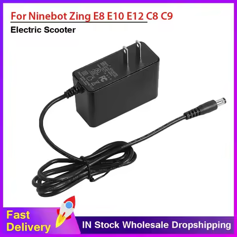 Electric Scooter Charger For Segway Ninebot Zing E8 E10 E12 C8 C9 C10 C20 Electric Scooter 25.2V1A B