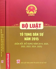 Bộ Luật Tố Tụng Dân Sự Năm 2015 ( Sửa Đổi Bổ Sung Năm 2019 2020 2022 2023 2024 2025 )