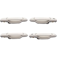 Compatible with 98-03 Toyota Sienna Outside Exterior Door Handle Super White 040 Set of 4pcs 1998 19