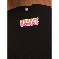 DUNKIN Shirt DONUTS LONG SLEEVE Size L Second Hand