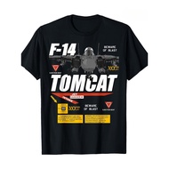 F169 F-14 Tomcat Fighter Jet T-Shirt for & - Aviation Enthusiast Collectible Aircraft Design S-5XL