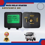 Starter Relay 24V 4Pin-Isuzu 4HK1 NPR VC46-8-97173-947-0/MZ01-6068