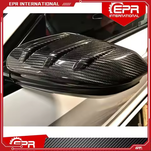 For Civic FK7 FC1 FK8 Type R MU Type Carbon Fiber Side Mirror Cover (Stick on) FC FK7 FK8 Racing Par