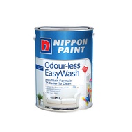 Nippon Paint Odour~less EasyWash 5L Easy Wash and Odourles 2 in 1 Premium Emulsion Paint