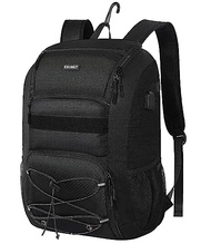 JCDOBEST Baseball Backpack, Baseball Bag with USB Charging Port, Youth Softball Bat Bag with Vented 