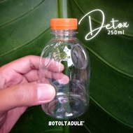 250ml Detox Plastic Bottle / 250ml Detox Bottle / 250ml Plastic Bottle / Detox Bottle / 250ml Bottle