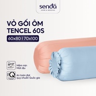 Sen Da Home Bedding Silk Tencel Pillowcase 70x100 35x100 60x80cm, high quality solid color, pillowca