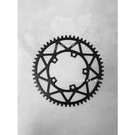 Pass quest chainring 54T 56T 58T Bcd 110 black passquest brompton