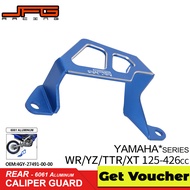 JFG RACING CNC ด้านหลังมอเตอร์ไซค์ที่ครอบเบรคคาลิปเปอร์สำหรับ Yamaha WR250Z YZ 125 250 400 400FL 426