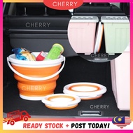 🍒CHERRY🍒Foldable Bucket Foldable Pail Collapsible Bucket Baldi Lipat Water Bucket Car Washing Outdoo